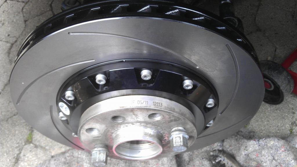 VW Umbausatz Bremse hinten 256mm 4x100 + Brembo Scheiben