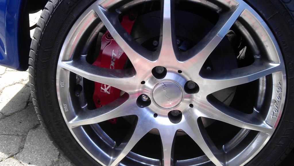 VW Umbausatz Bremse hinten 256mm 4x100 + Brembo Scheiben